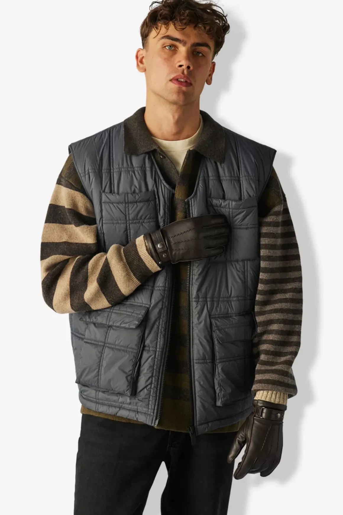 Adax Glove Milton Dark Brown