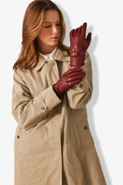 Adax Glove Sidse Burnt Red
