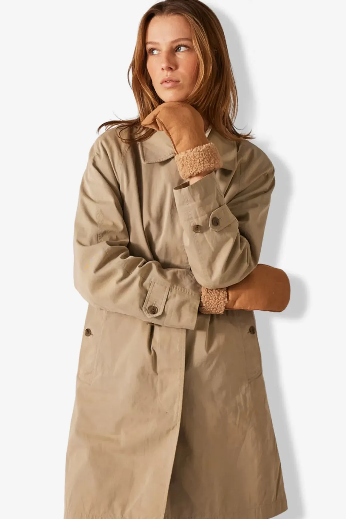 Adax Mitten Mary Brown