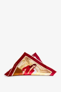 Adax Scarf Honey Bordeaux