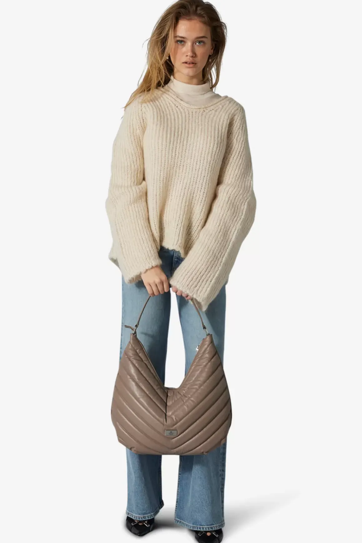 Amalfi Shoulder Bag Adea Taupe