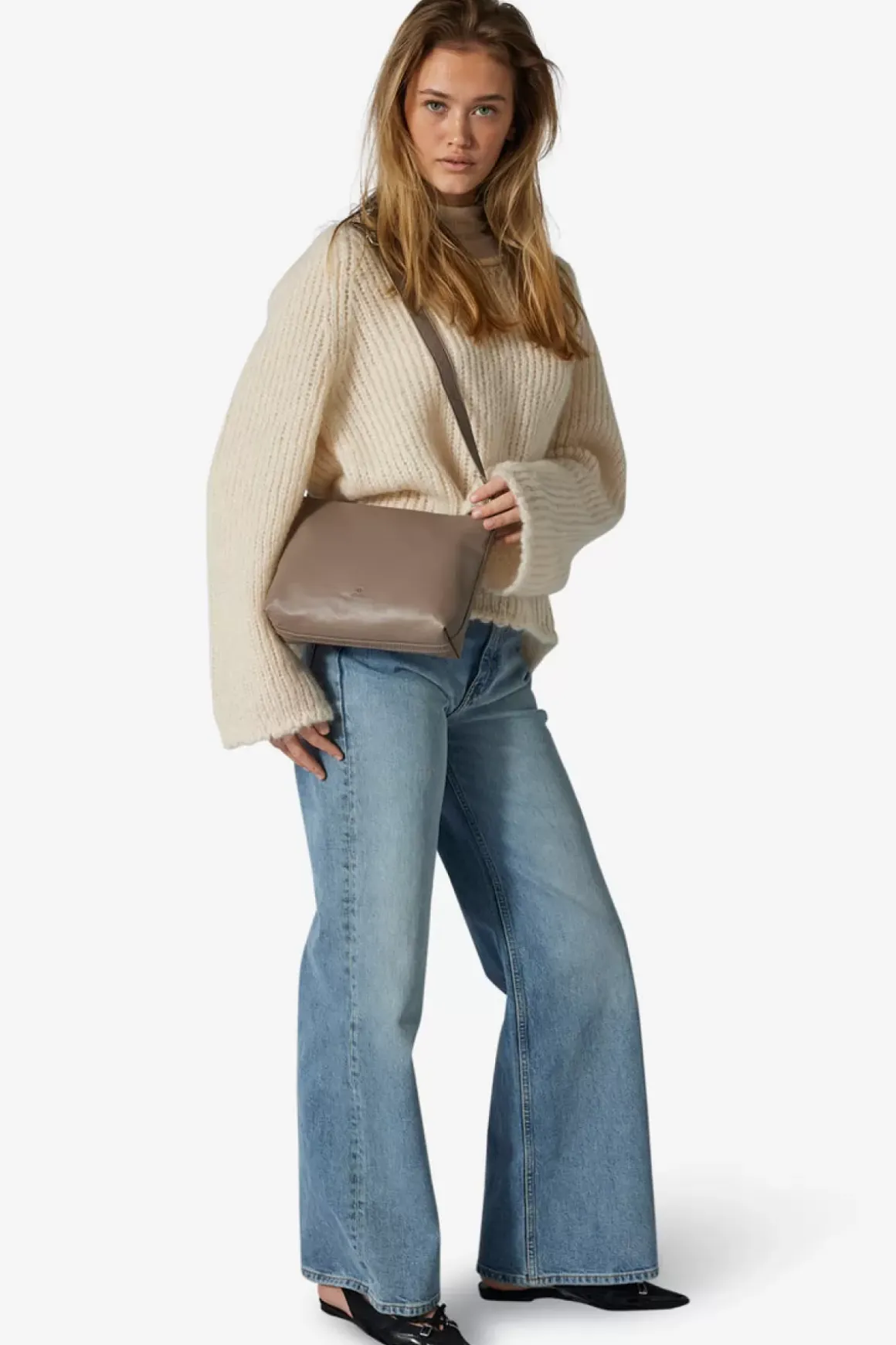 Amalfi Shoulder Bag Klara Taupe