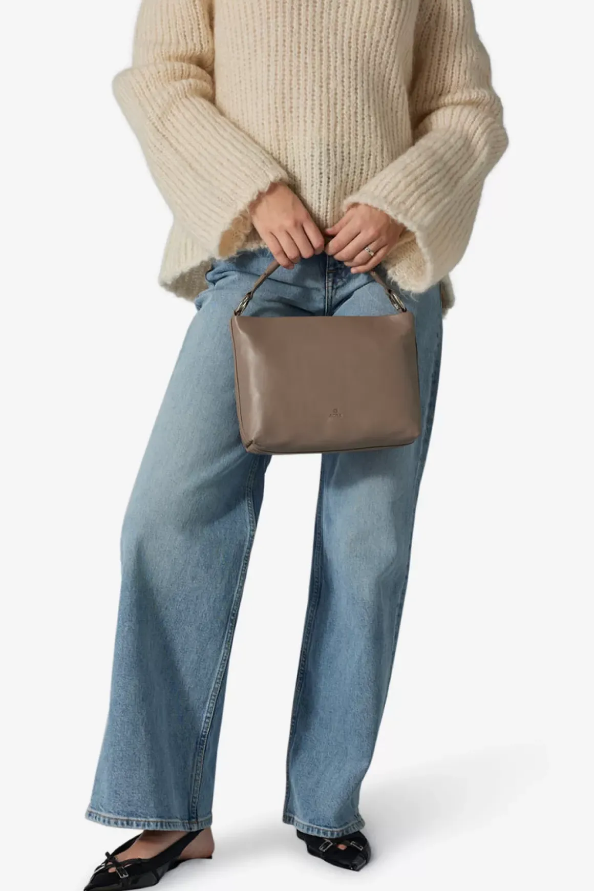 Amalfi Shoulder Bag Klara Taupe