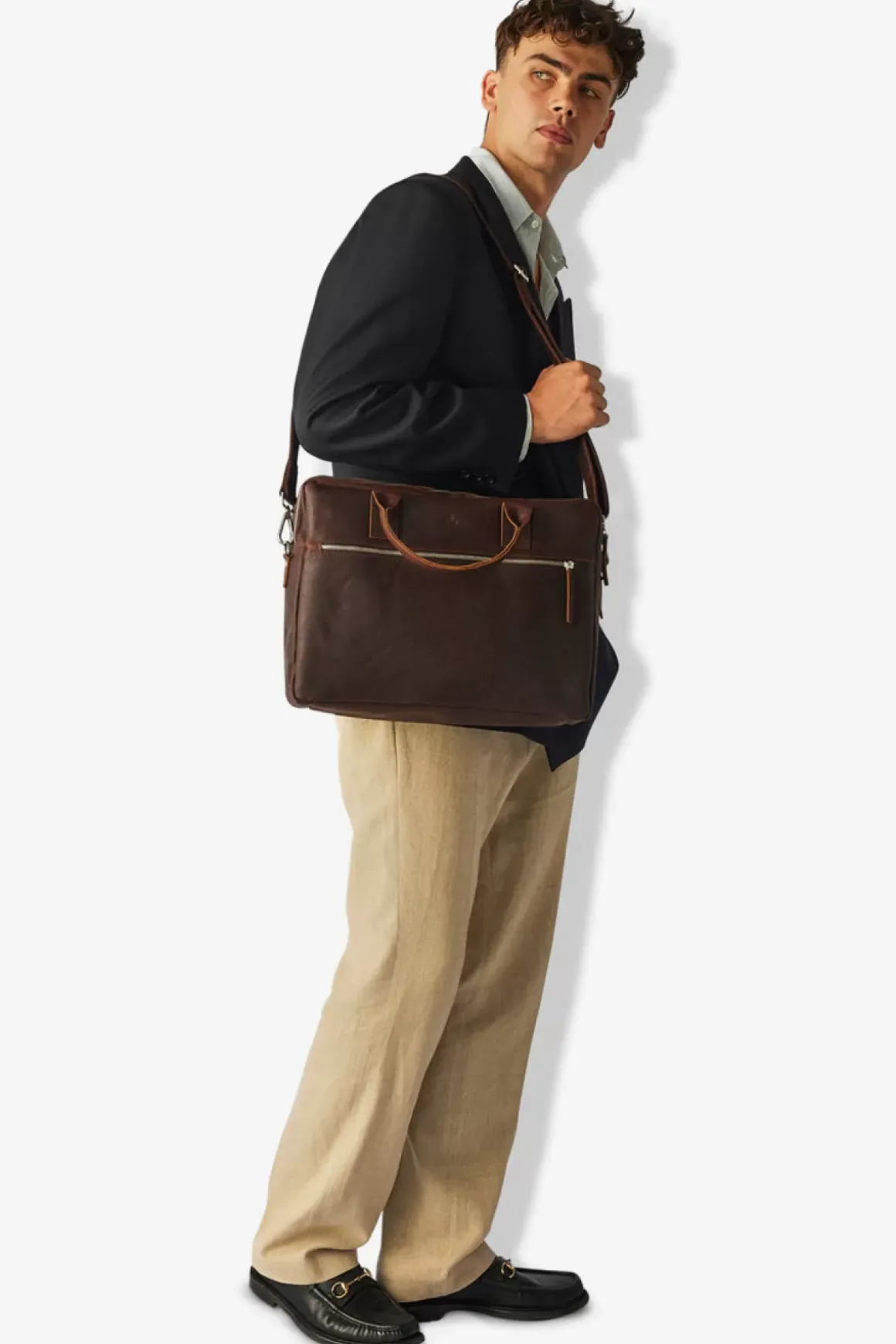 Catania Briefcase Axel 15,6' Dark Brown