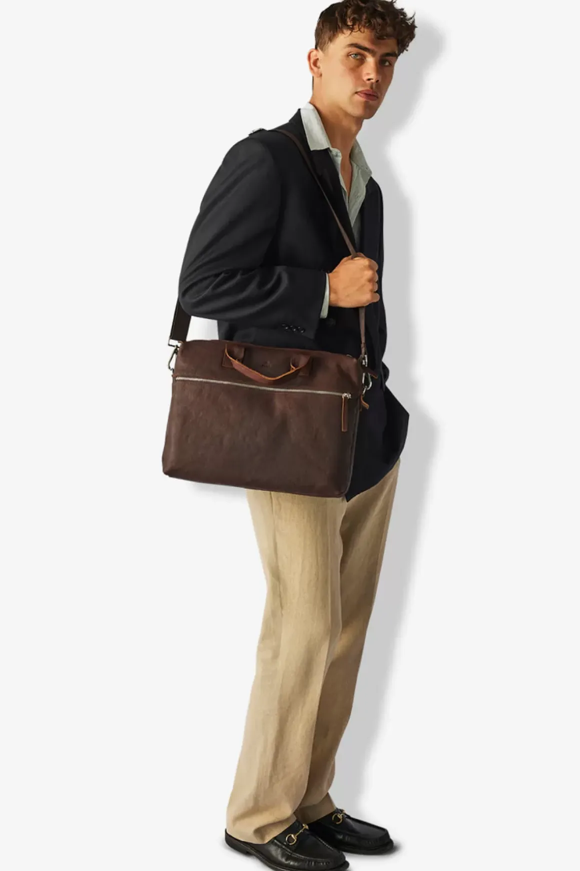 Catania Briefcase Emil Dark Brown
