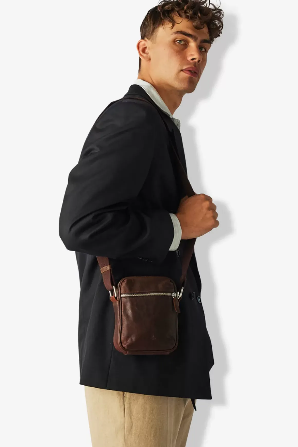 Catania Messenger Alfie Dark Brown