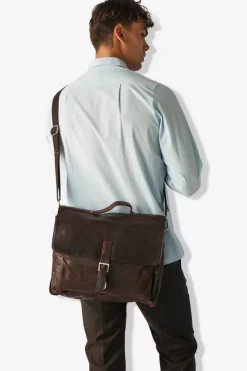Catania Working Bag Jarl Dark Brown