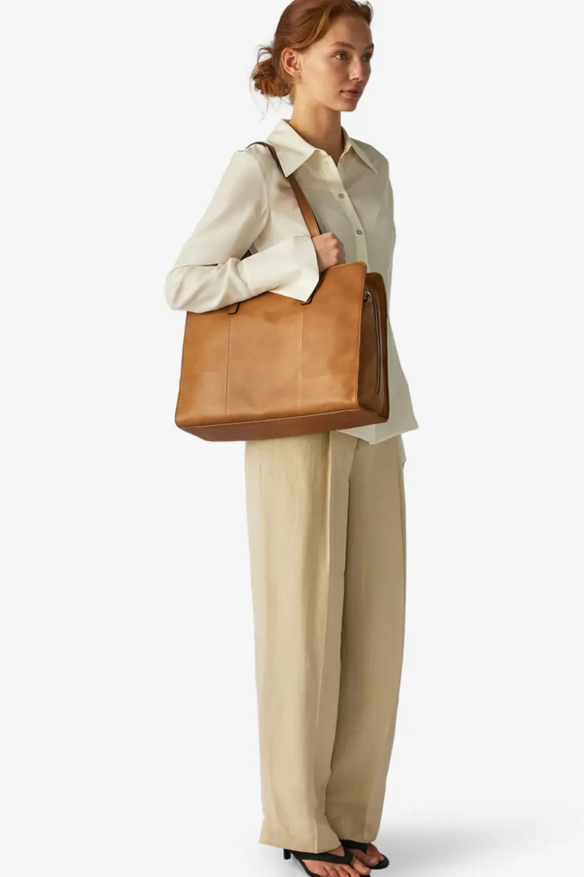 Napoli Working Bag Brooke 14' Cognac
