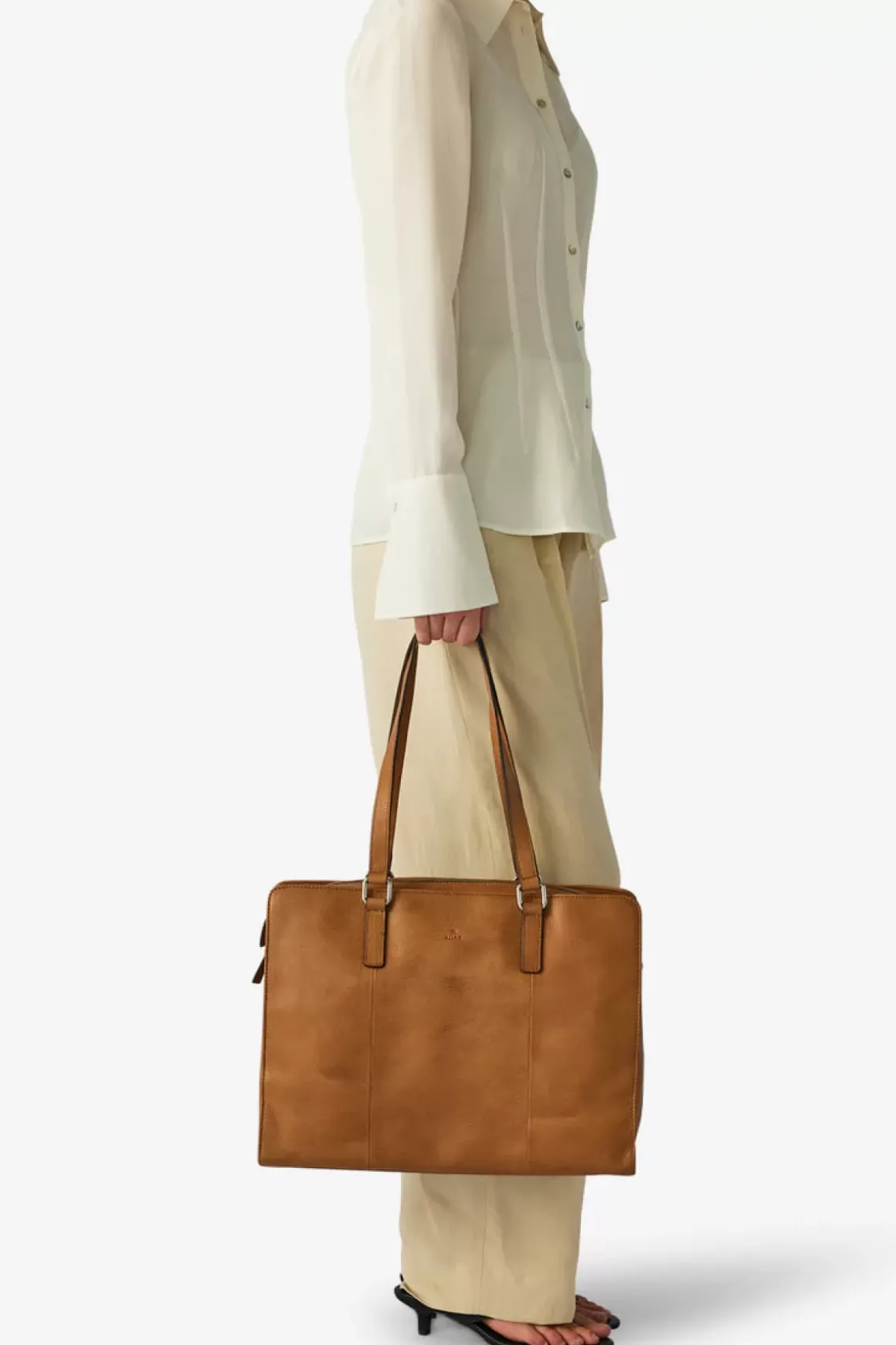 Napoli Working Bag Brooke 14' Cognac