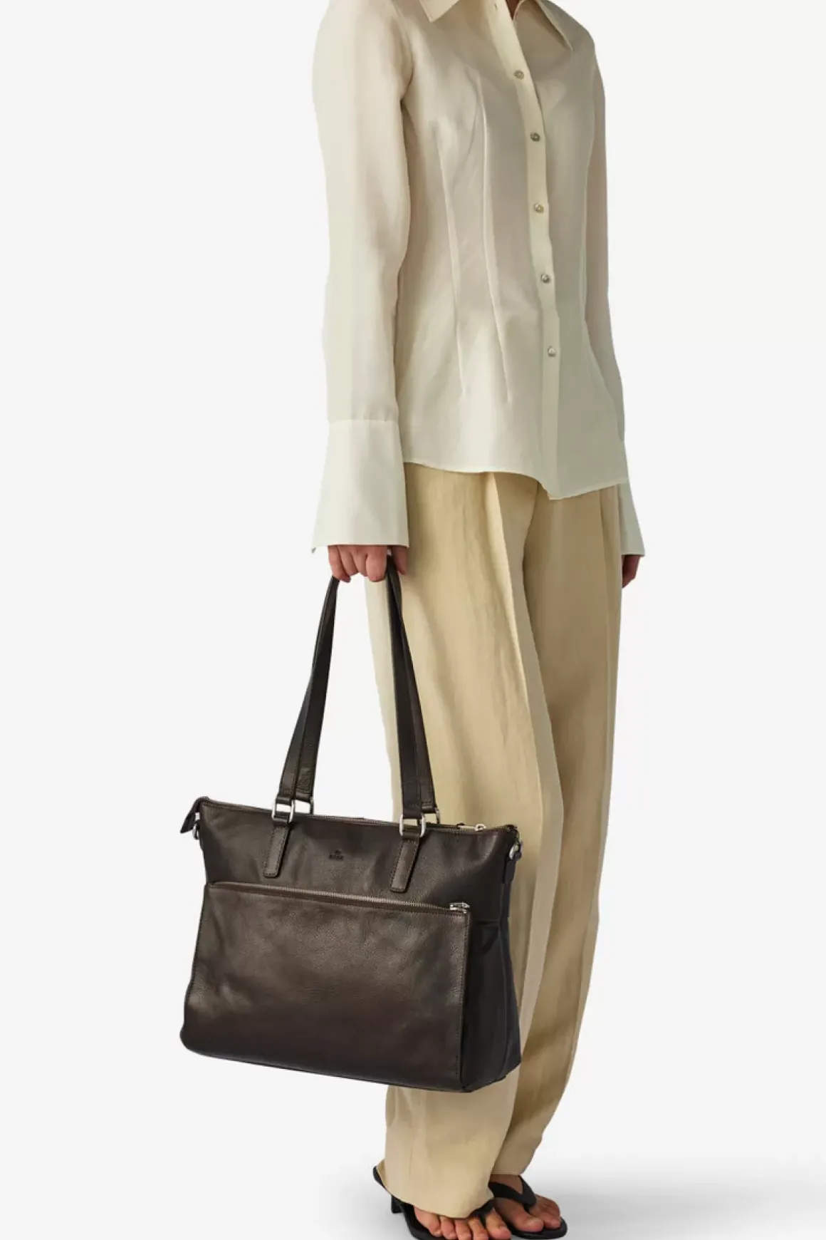 Napoli Working Bag Malia 14u00a8 Dark Brown