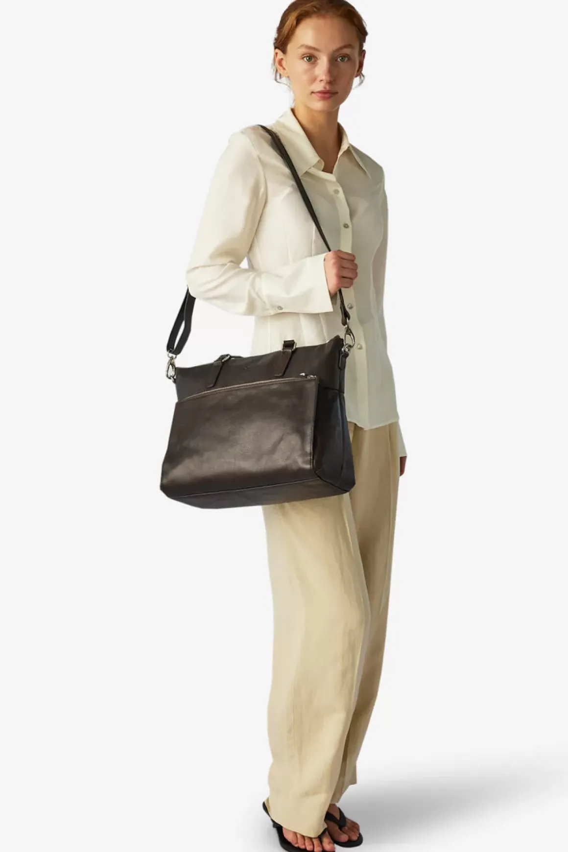 Napoli Working Bag Malia 14u00a8 Dark Brown