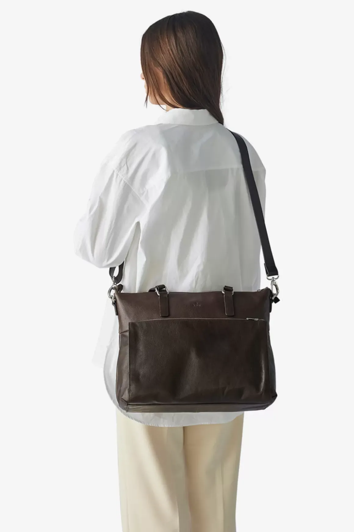 Napoli Working Bag Malia 14u00a8 Dark Brown