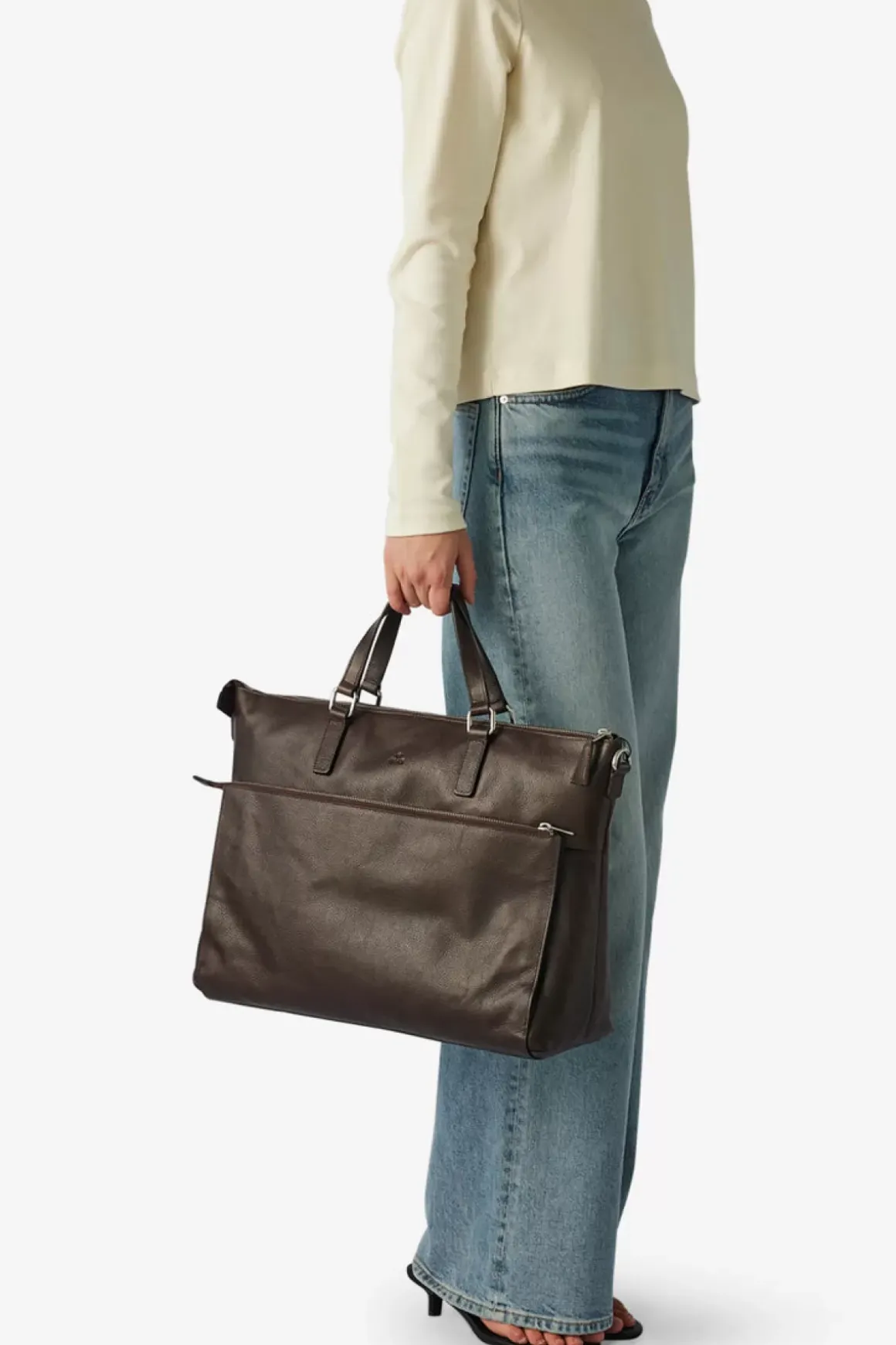 Napoli Working Bag Sasha 17u00a8 Dark Brown
