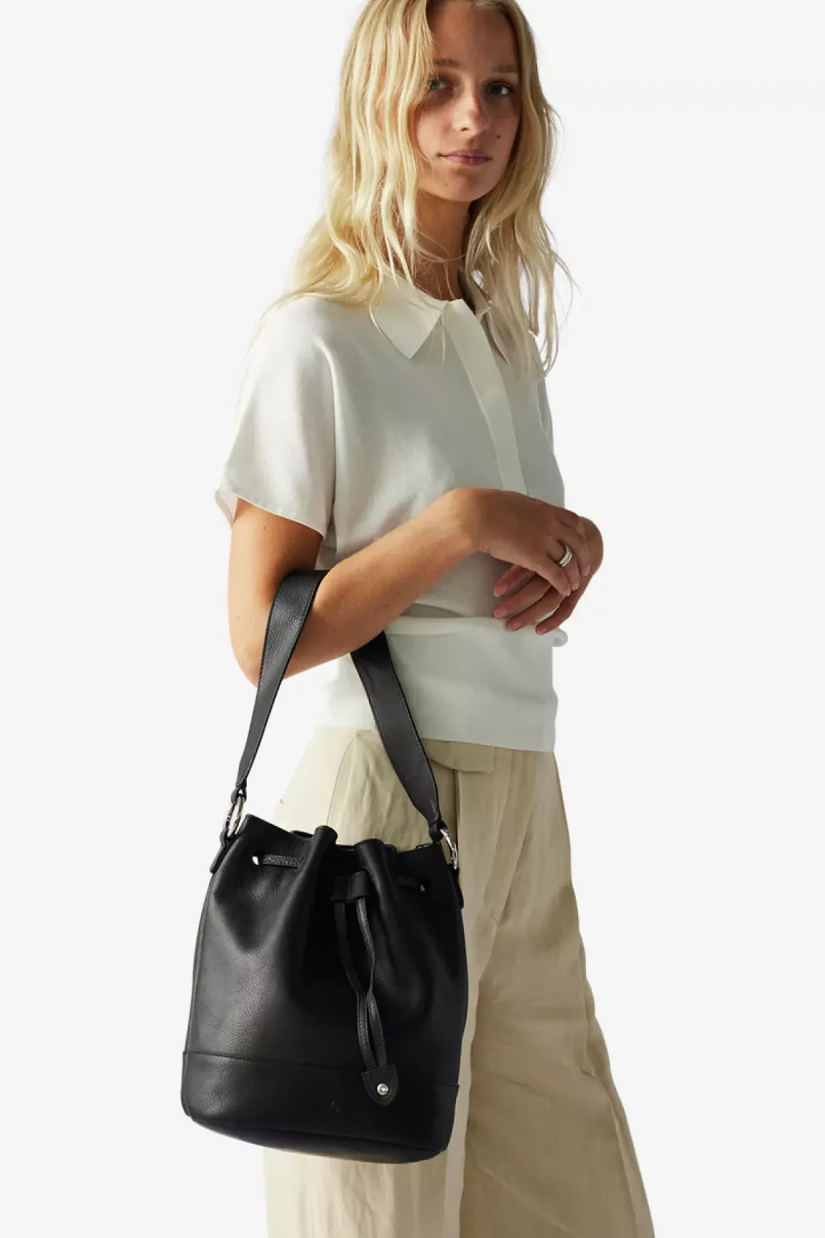Portofino Bucket Bag Laila Black