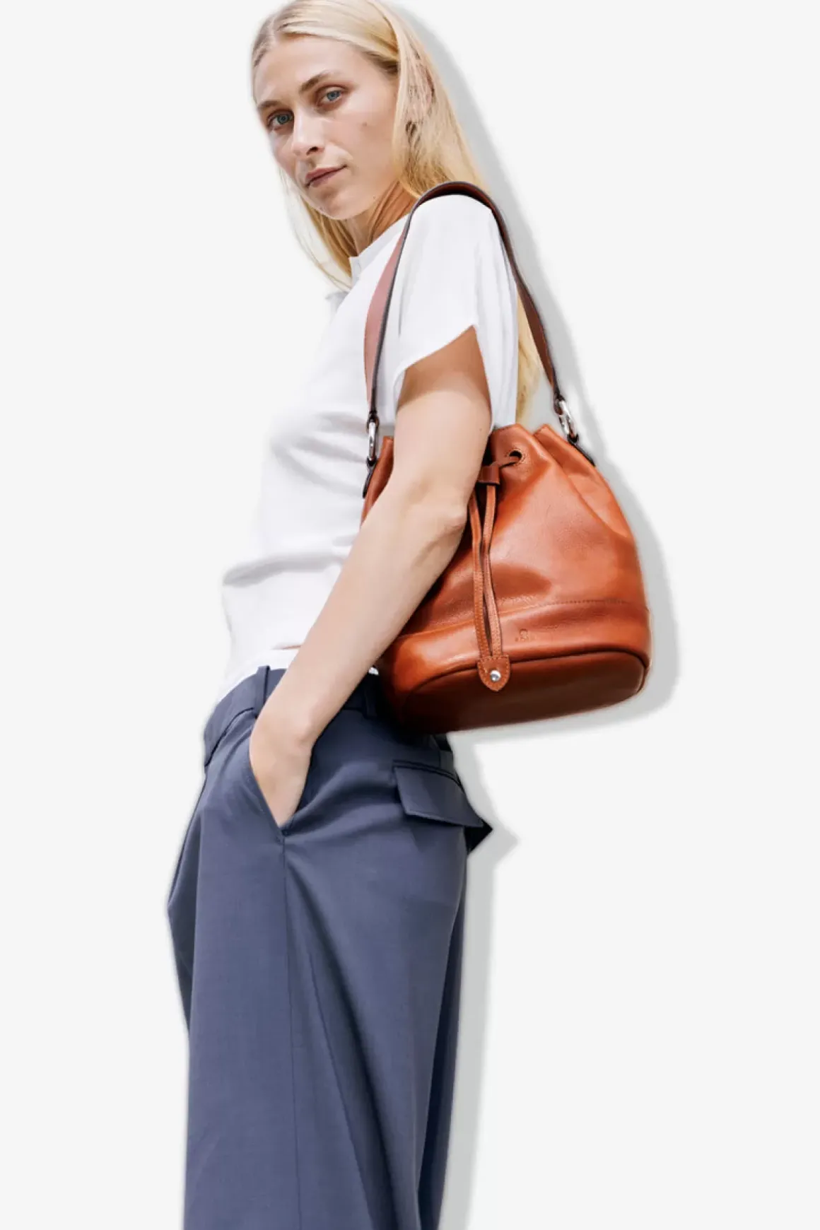 Portofino Bucket Bag Laila Brown