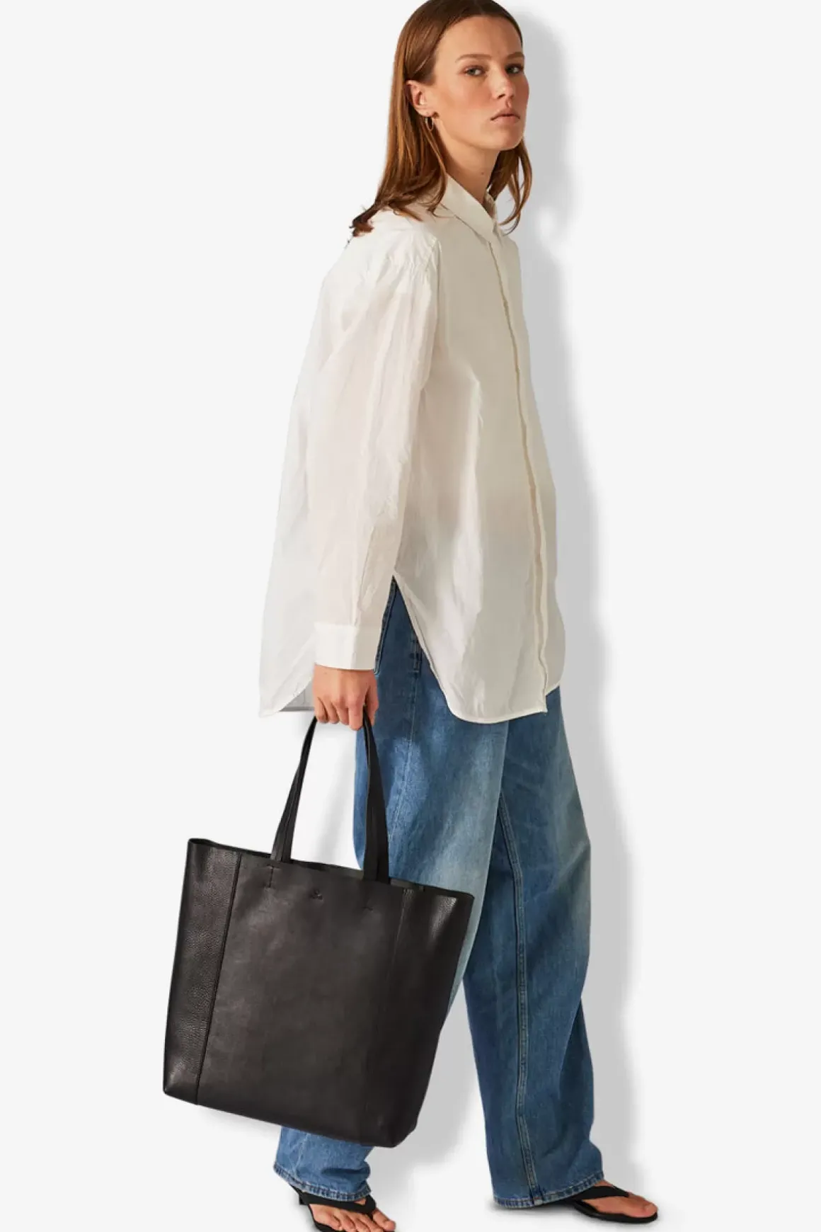 Portofino Shopper Line Black