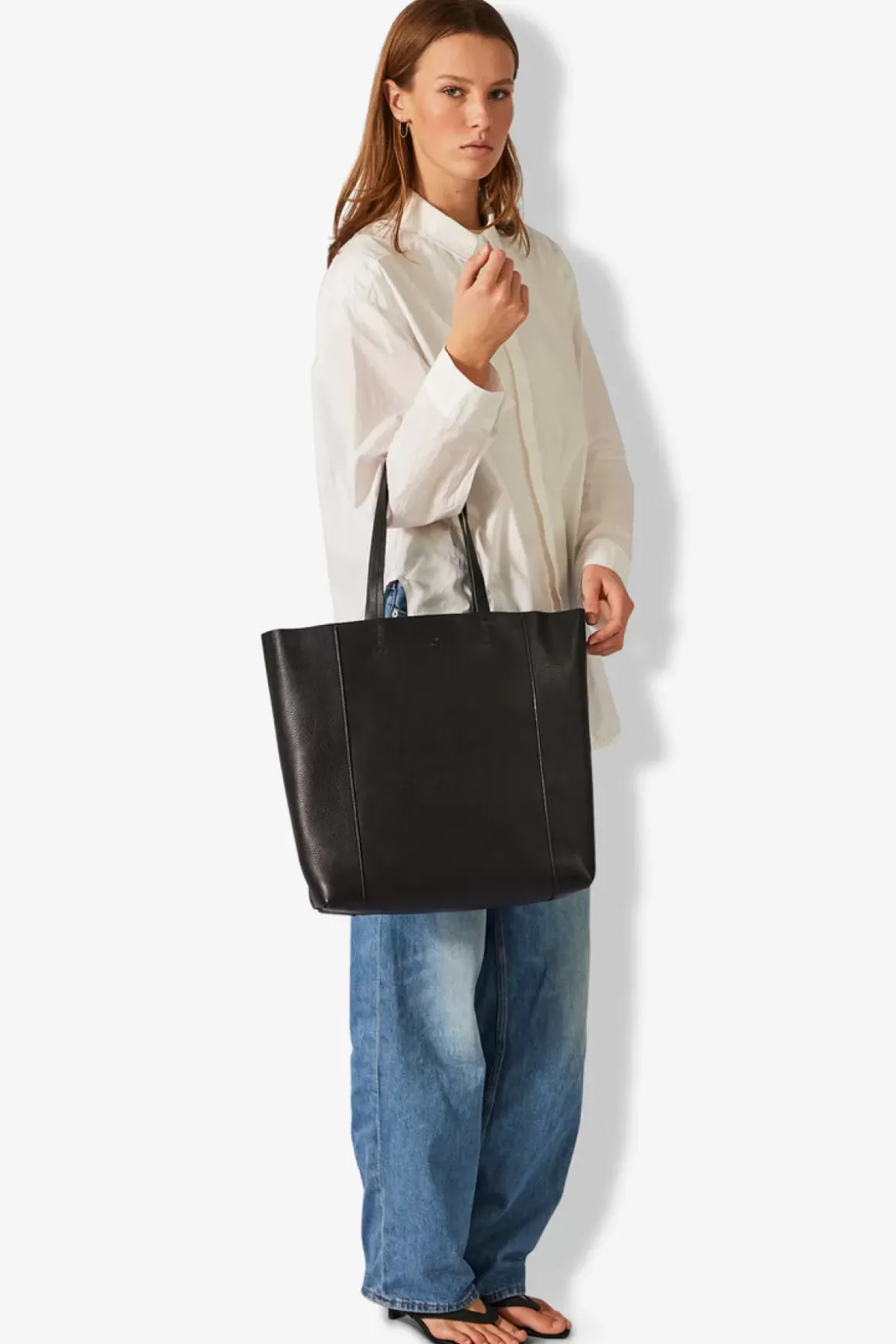Portofino Shopper Line Black