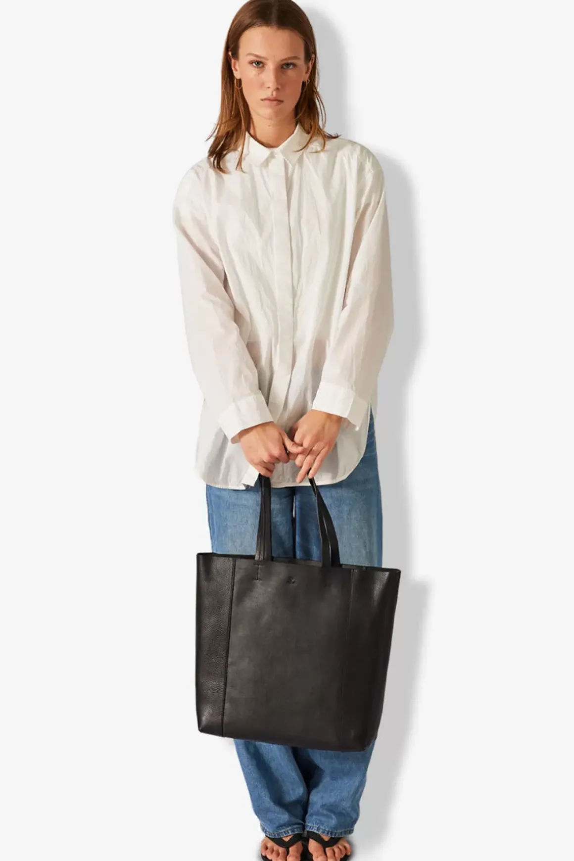 Portofino Shopper Line Black