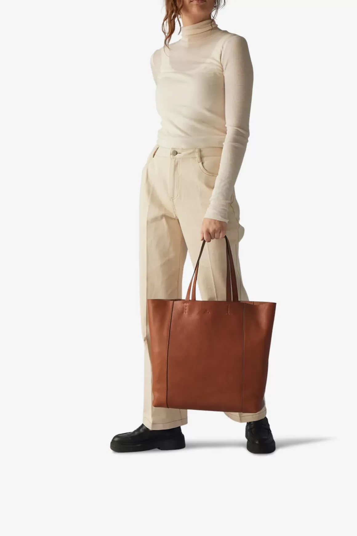 Portofino Shopper Line Brown