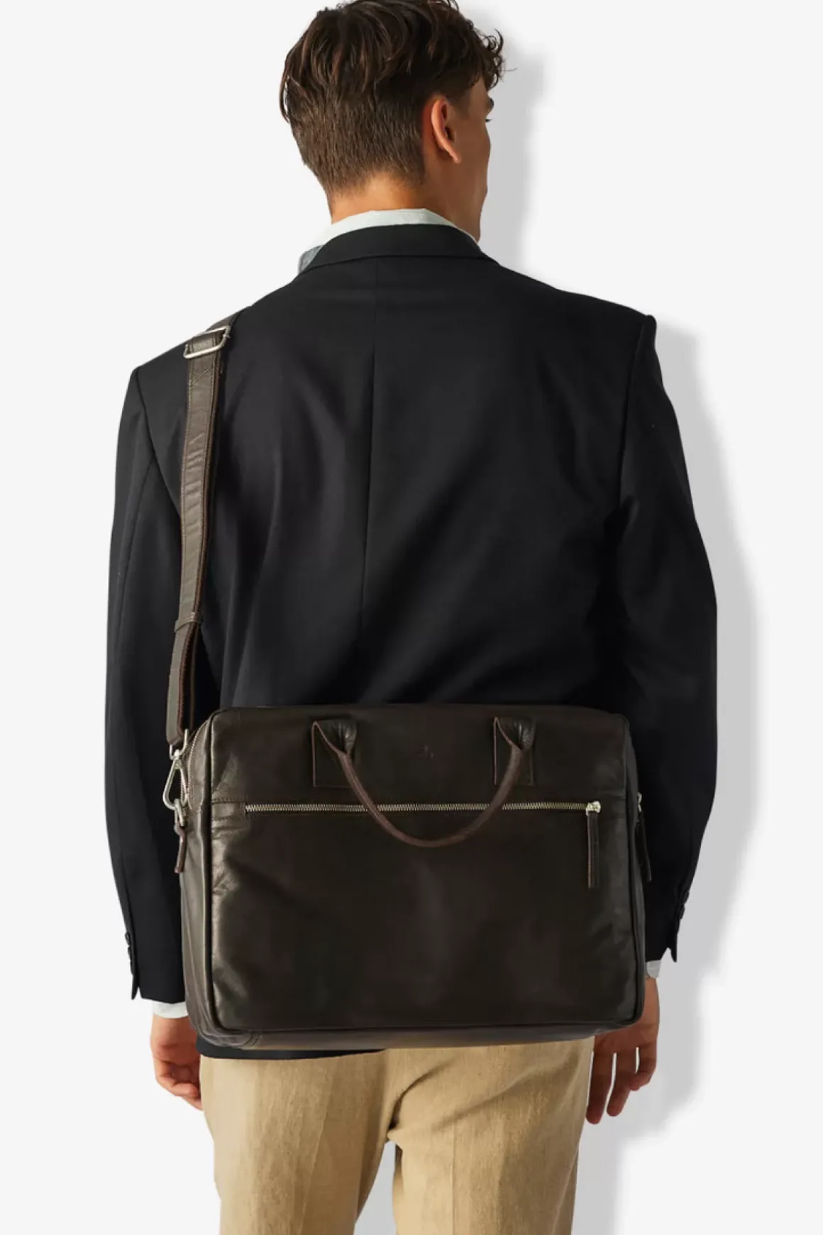 Prato Briefcase Axel Black