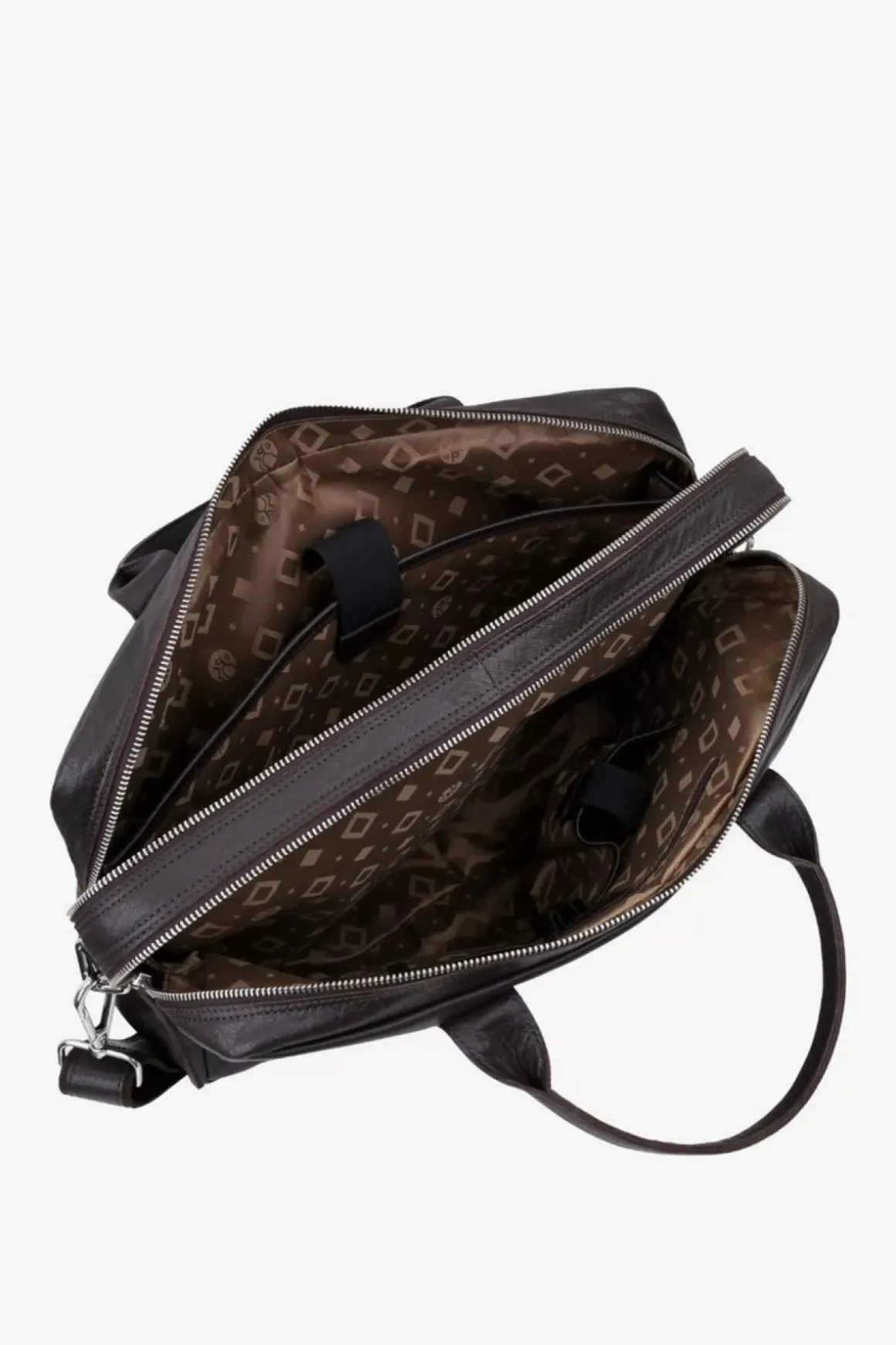 Prato Briefcase Axel Dark Brown