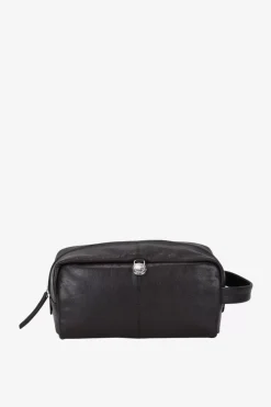 Prato Wash Bag Harry Dark Brown