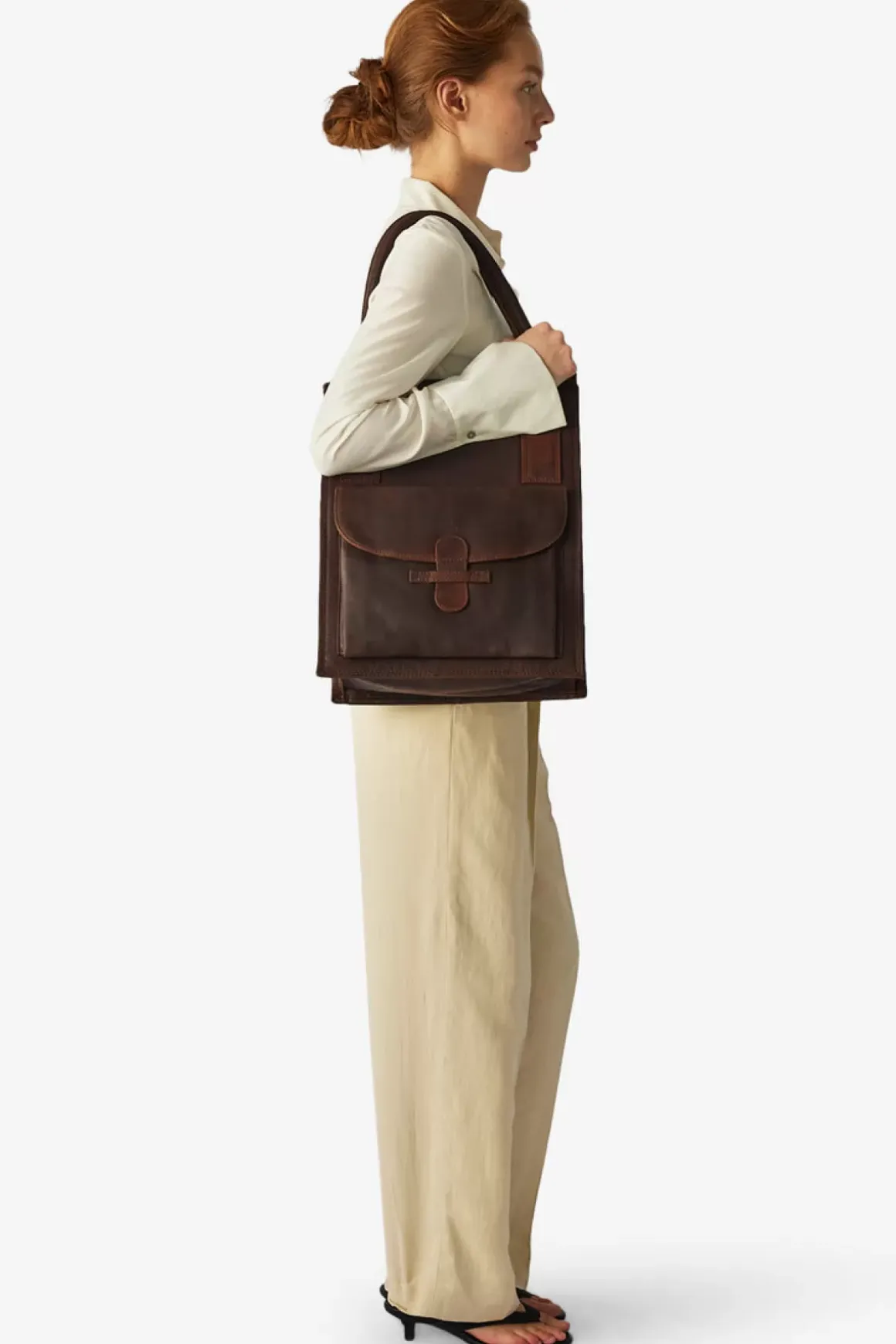 Ragusa Shopper Tina Dark Brown