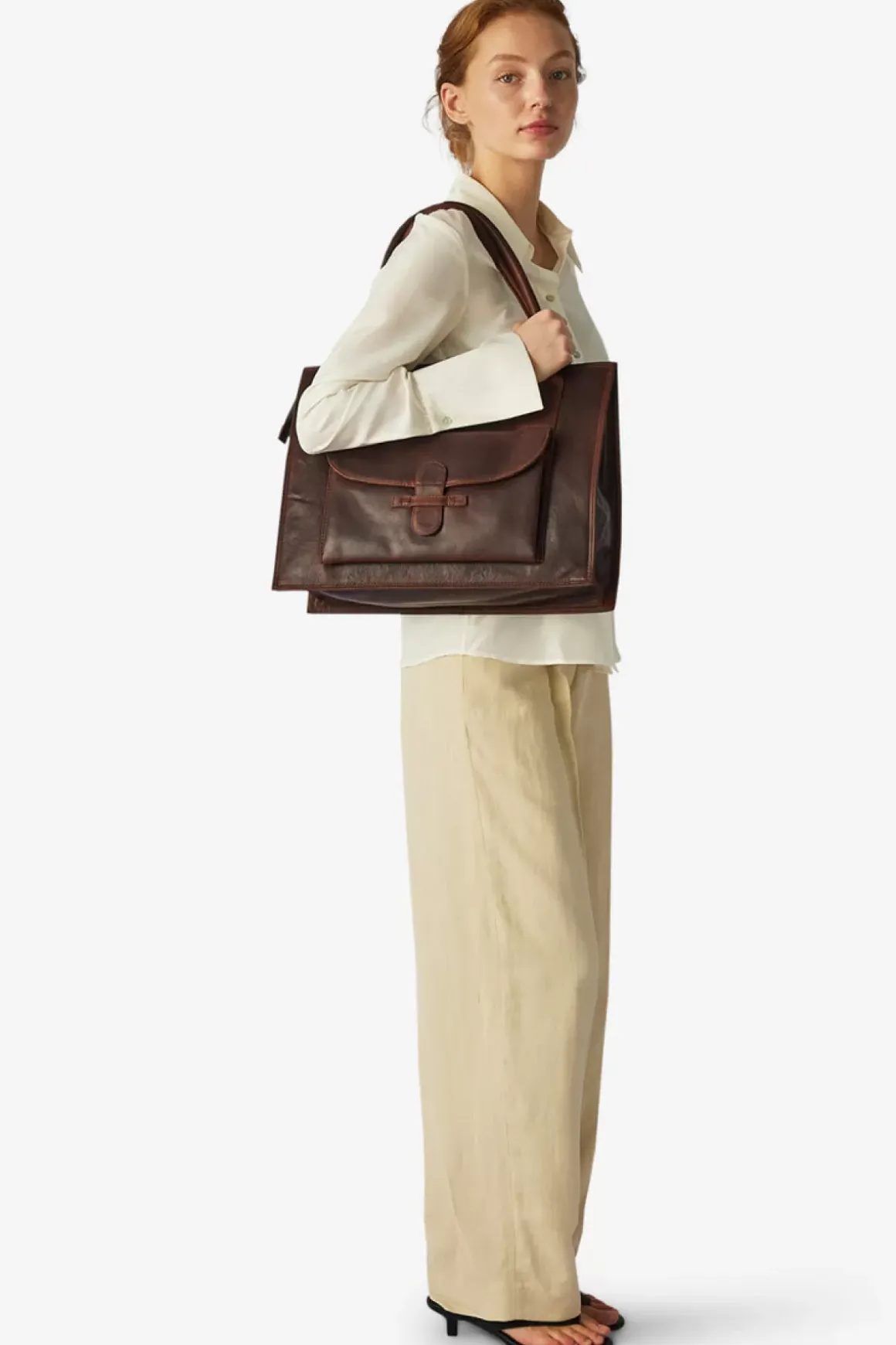 Ragusa Shopper Valentina Dark Brown