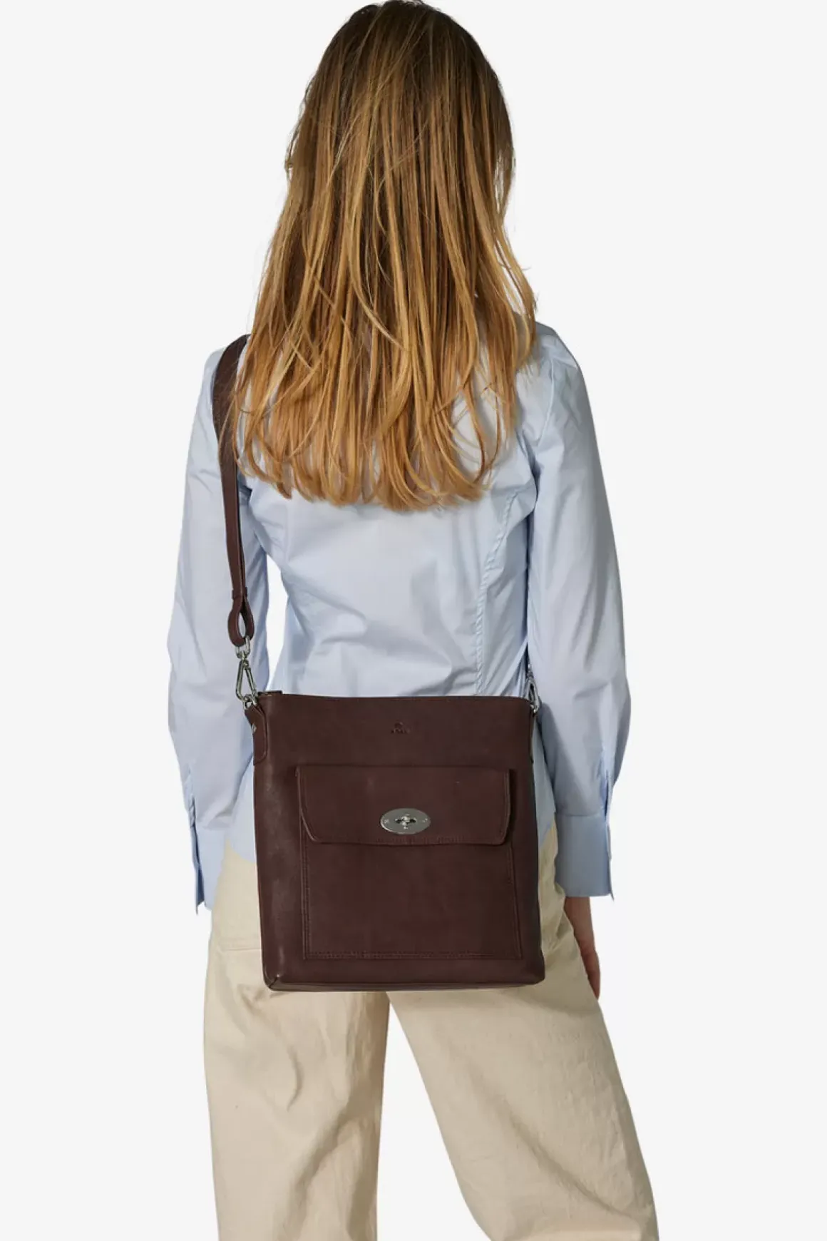 Ravenna Crossbody Bianca Dark Brown