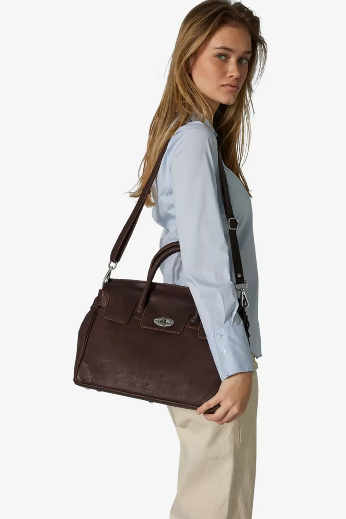 Ravenna Handbag Jen Dark Brown