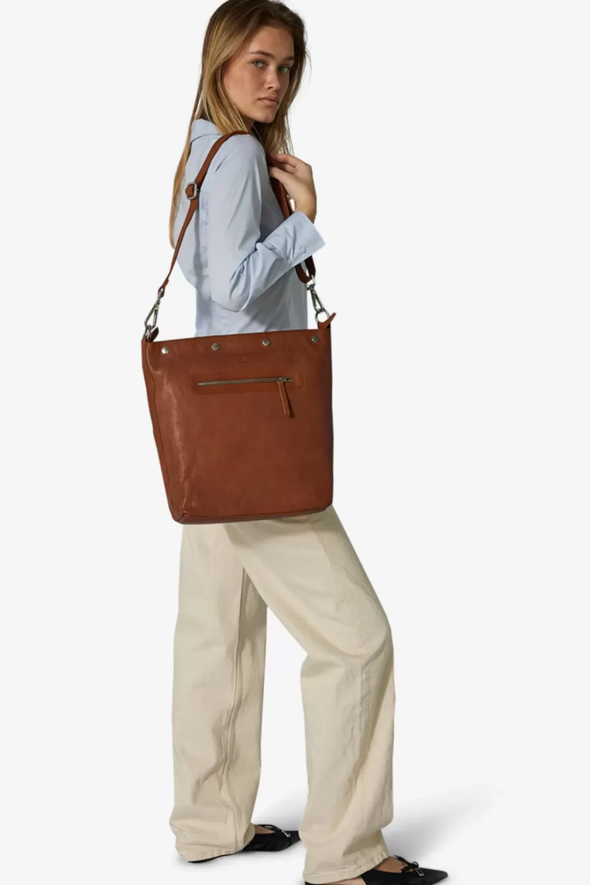 Ravenna Shoulder Bag Elina Cognac
