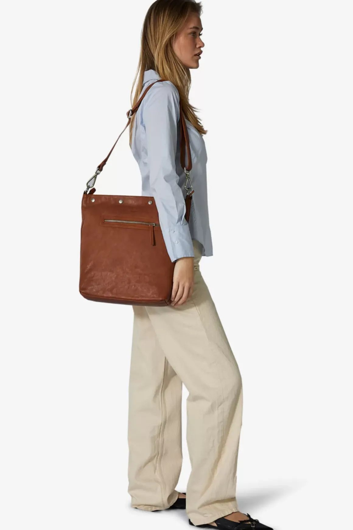 Ravenna Shoulder Bag Elina Cognac