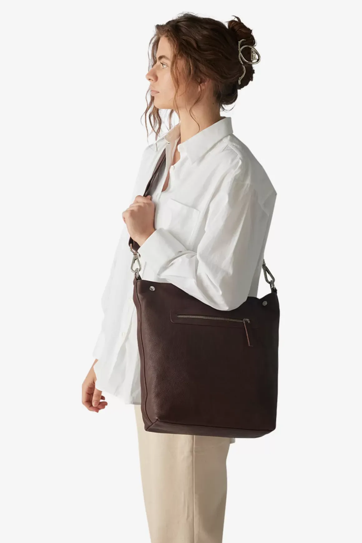 Ravenna Shoulder Bag Elina Dark Brown