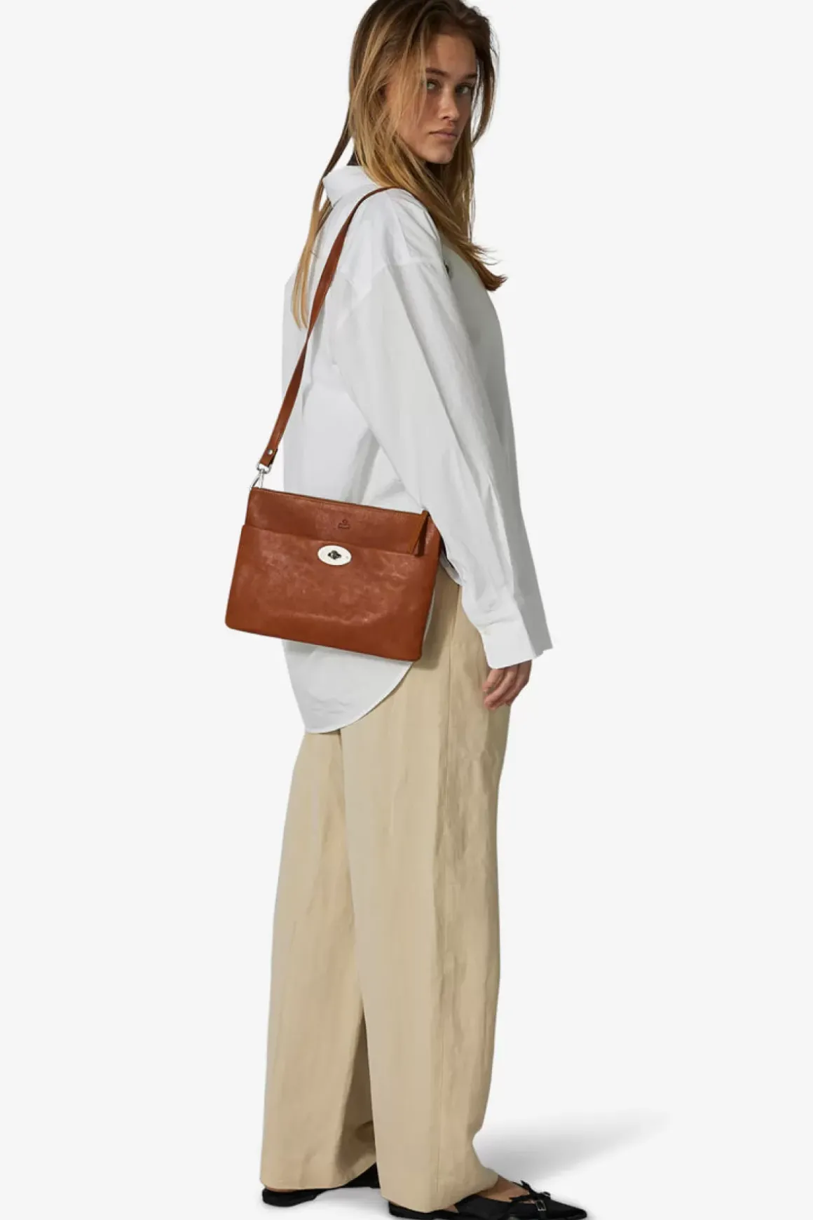 Ravenna Shoulder Bag Gulla Cognac