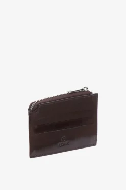 Salerno Credit Card Holder Susy Dark Brown