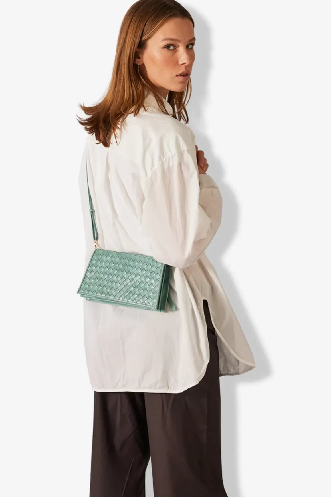 Salerno Shoulder Bag Mallory Aqua