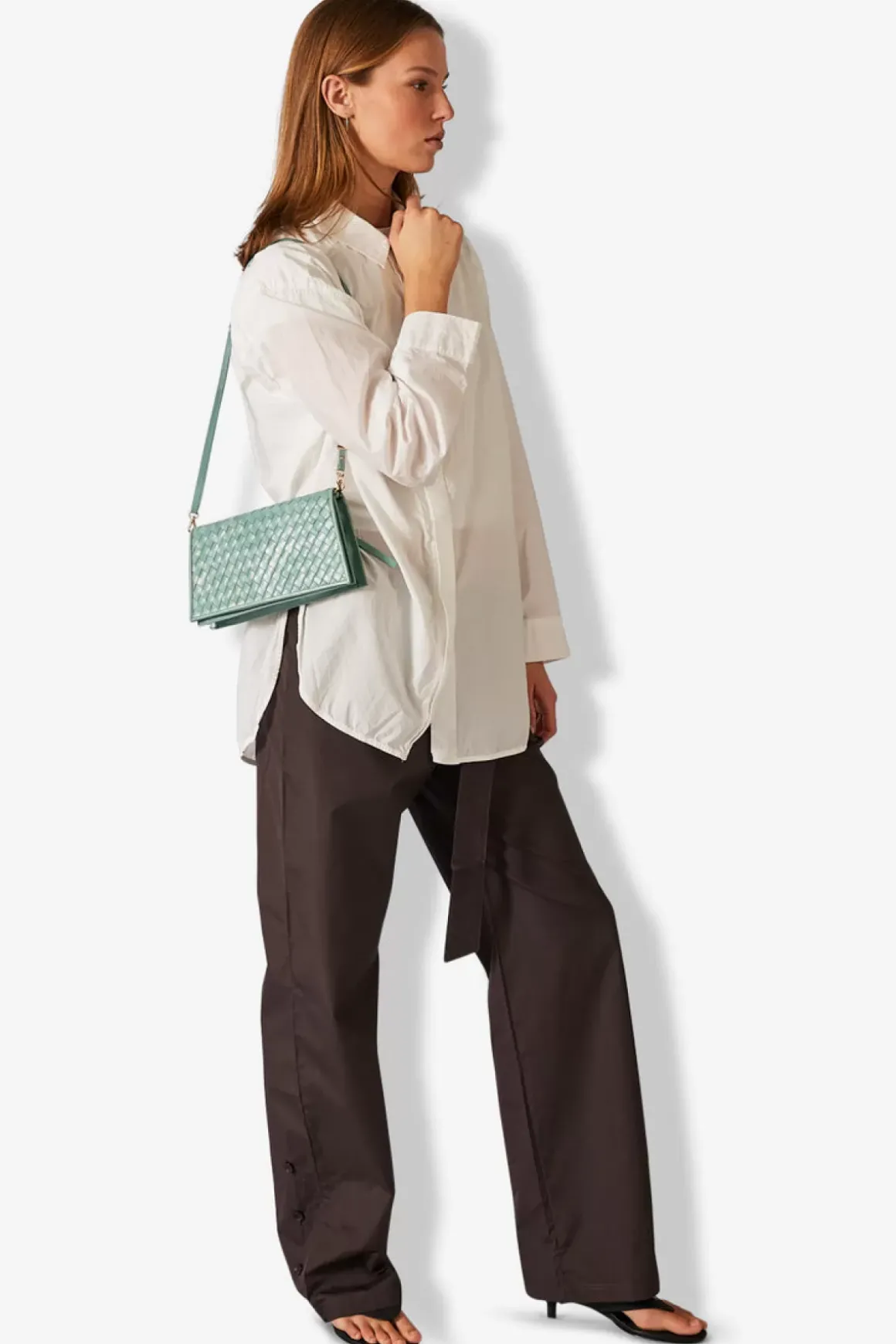 Salerno Shoulder Bag Mallory Aqua