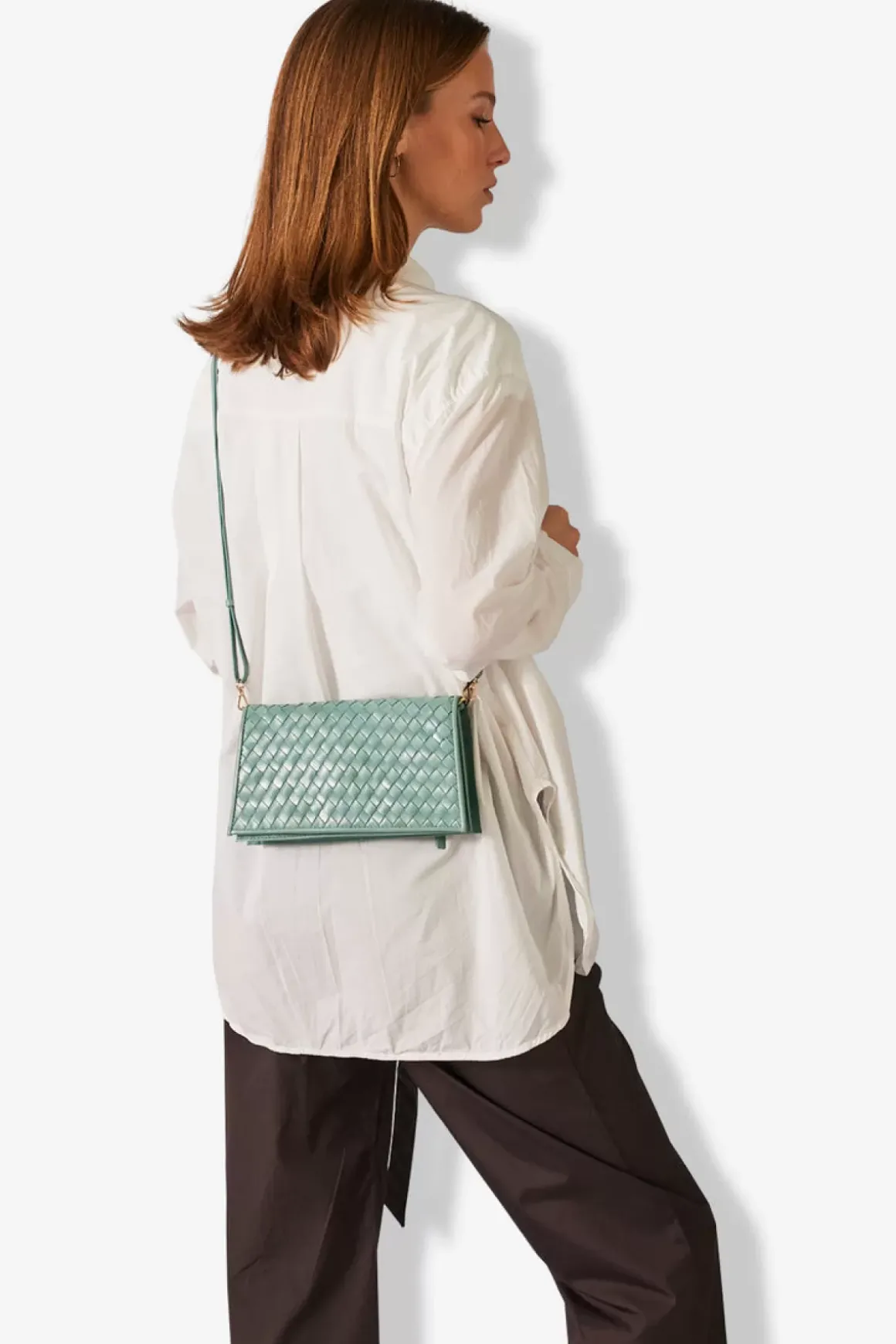 Salerno Shoulder Bag Mallory Aqua