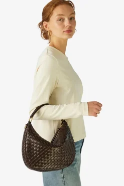 Salerno Shoulder Bag Marlin Dark Brown