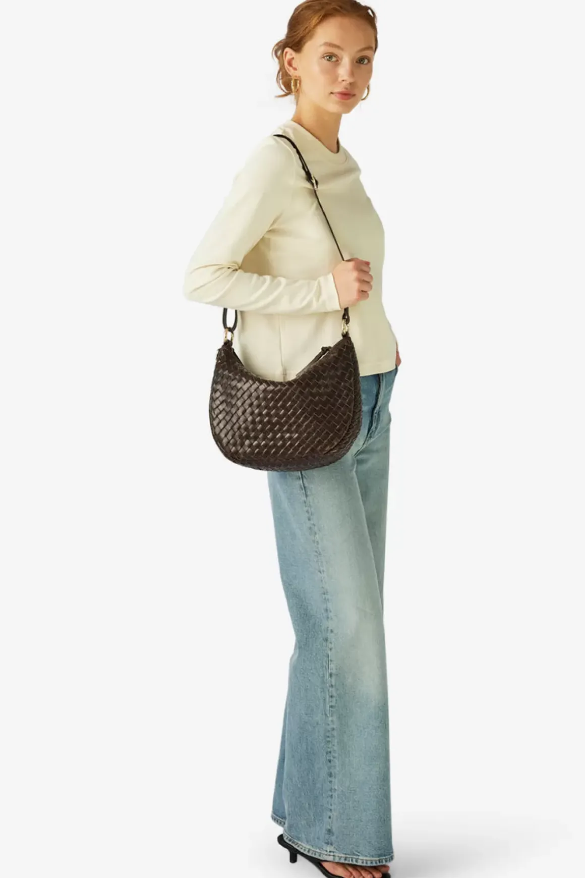 Salerno Shoulder Bag Marlin Dark Brown