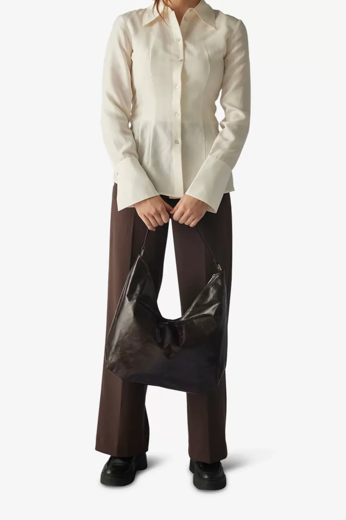 Salerno Shoulder Bag Mindy Dark Brown