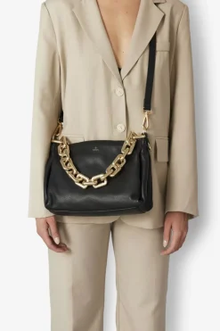 Sorano Shoulder Bag Lea Black